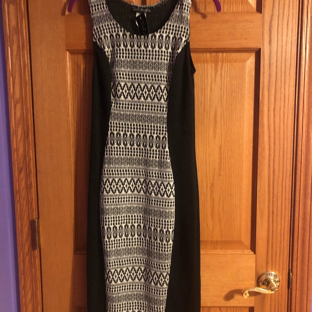 Black and white dress